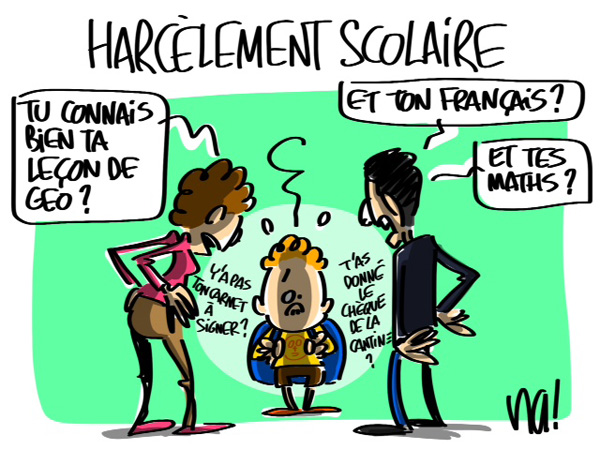 Le refus des violences au collège.