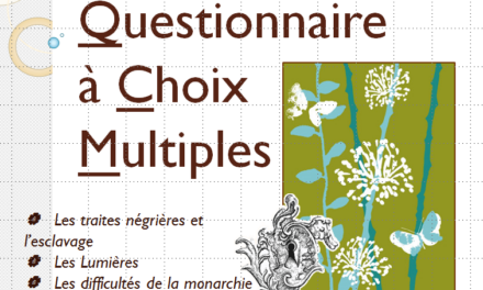 Questionnaire à Choix Multiples sur le XVIIIe siècle (4e)