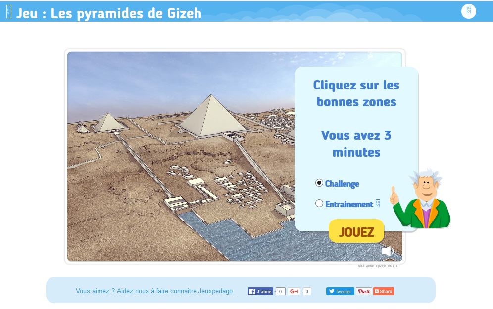 Des jeux pour réviser sur l&rsquo;Égypte ancienne
