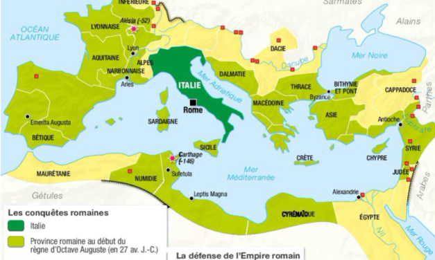 Le thème 3 : L’Empire romain dans le monde antique – Séquence 1 : Conquêtes,paix romaine et romanisation.
