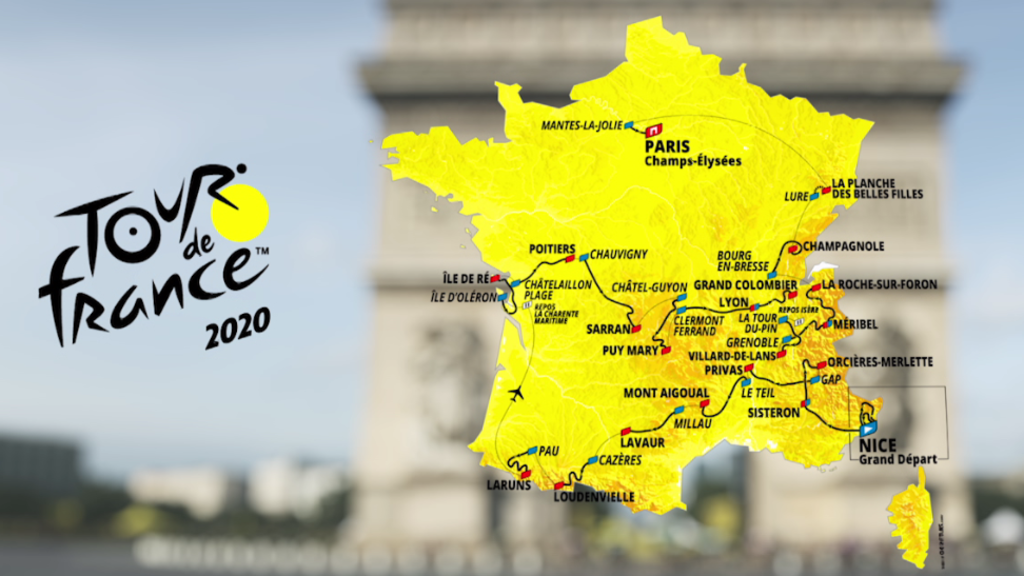 Sixième – Activité repères géographie – Tour de France