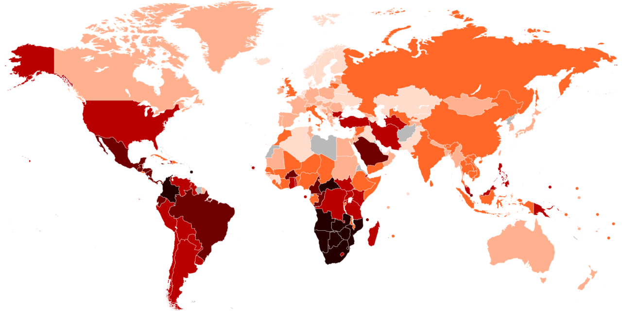 Évaluations- Répartition de la richesse et de la pauvreté dans le monde